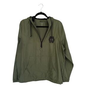 Mayweather Boxing Fitness Olive Green Windbreaker Jacket with Front Pocket